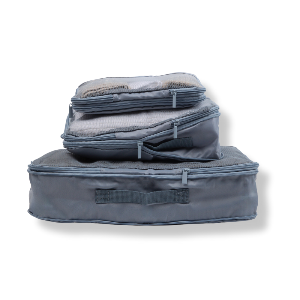 Mytagalongs - The Set of 3 Recycled Compression Packing Cubes (N+)