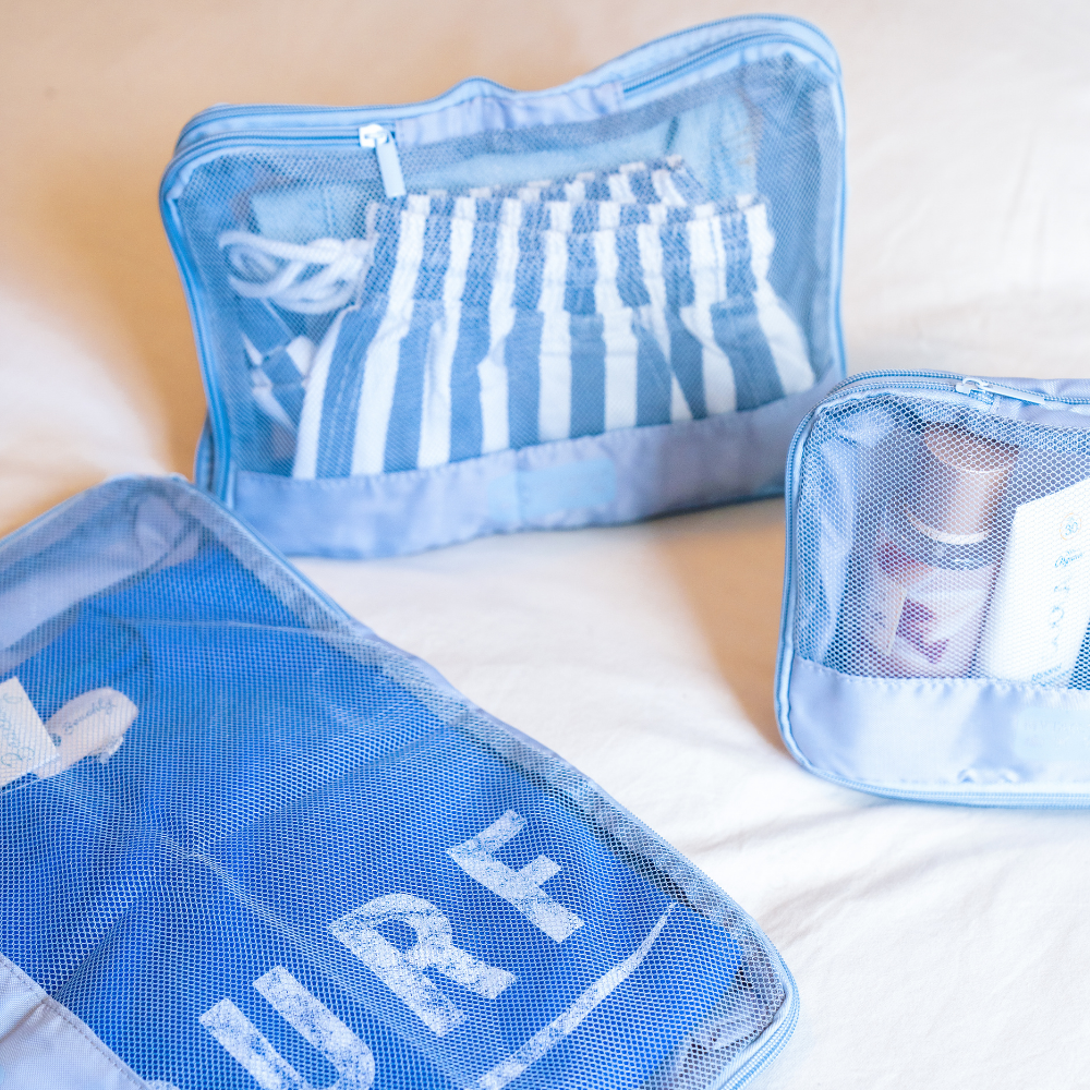 Mytagalongs - The Set of 3 Recycled Compression Packing Cubes (N+)