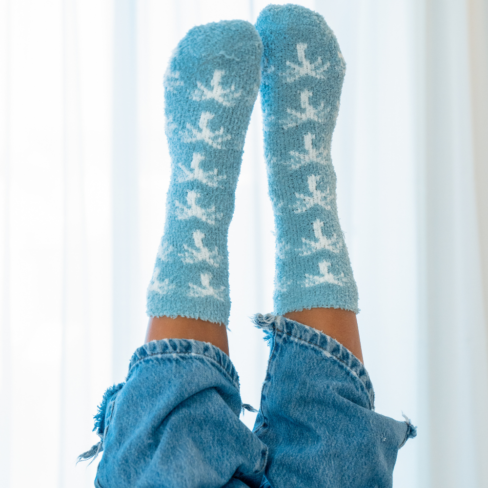 Sundream - The Palm Plush Socks