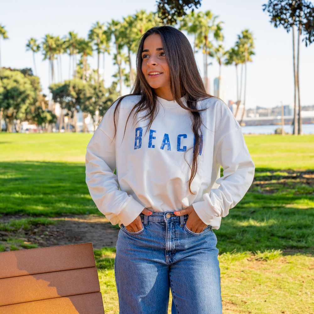 Beachly - The Beach Sweatshirt - Natural