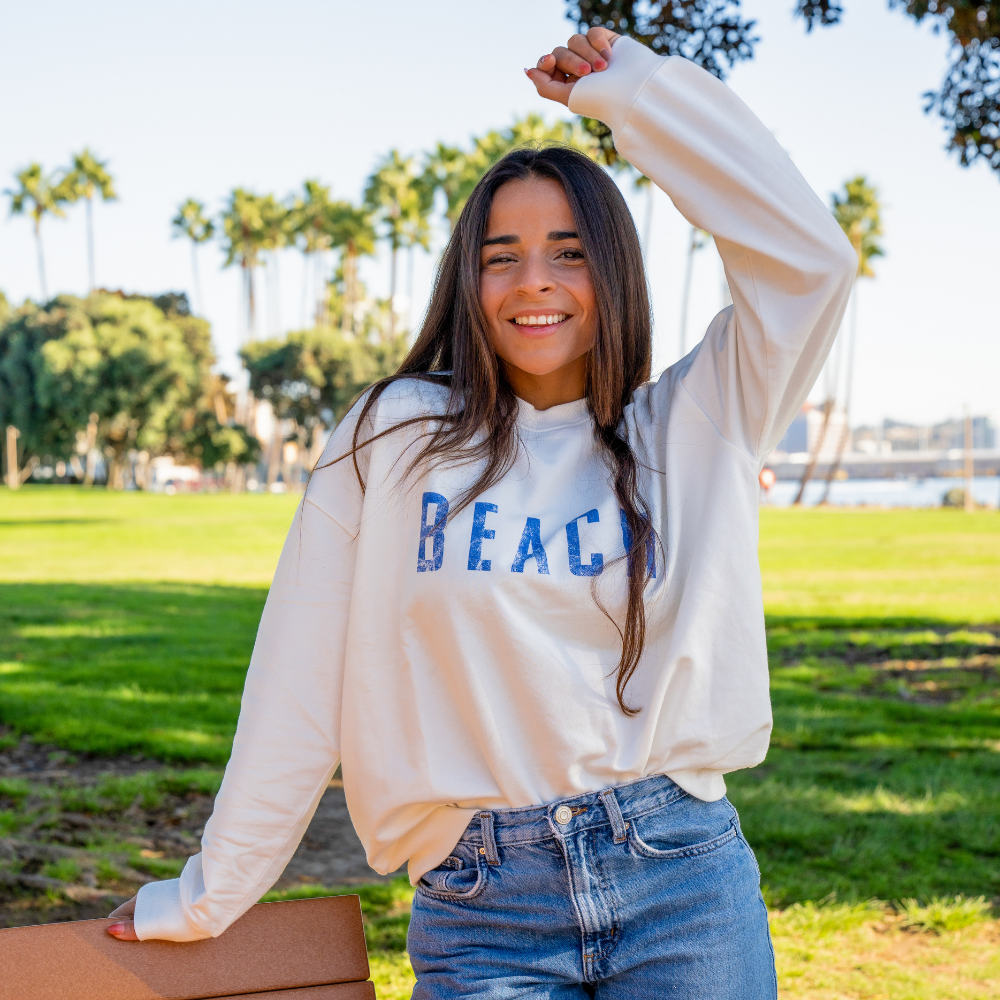 Beachly - The Beach Sweatshirt - Natural