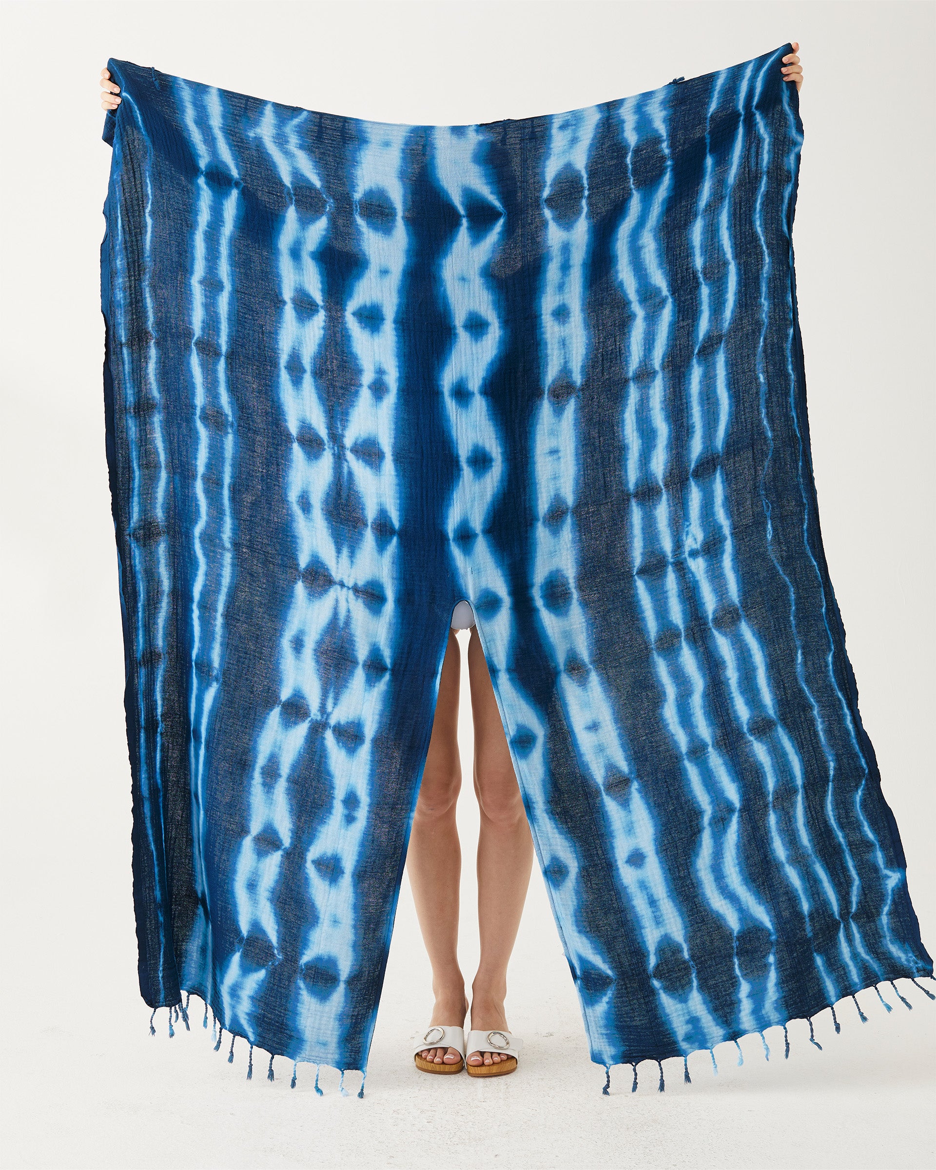 Mersea - Beach Wrap - Indigo Shibori (Add-On)