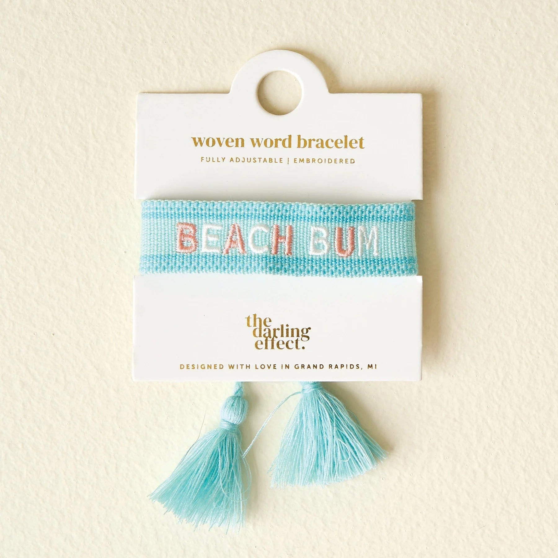 The Darling Effect - Fun In The Sun Adjustable Woven Bracelet - Beach Bum (Add-On)
