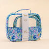 The Darling Effect - Coastal Cove Clearly Chic Cosmetic Bag Set (Add-On)