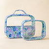 The Darling Effect - Coastal Cove Clearly Chic Cosmetic Bag Set (Add-On)