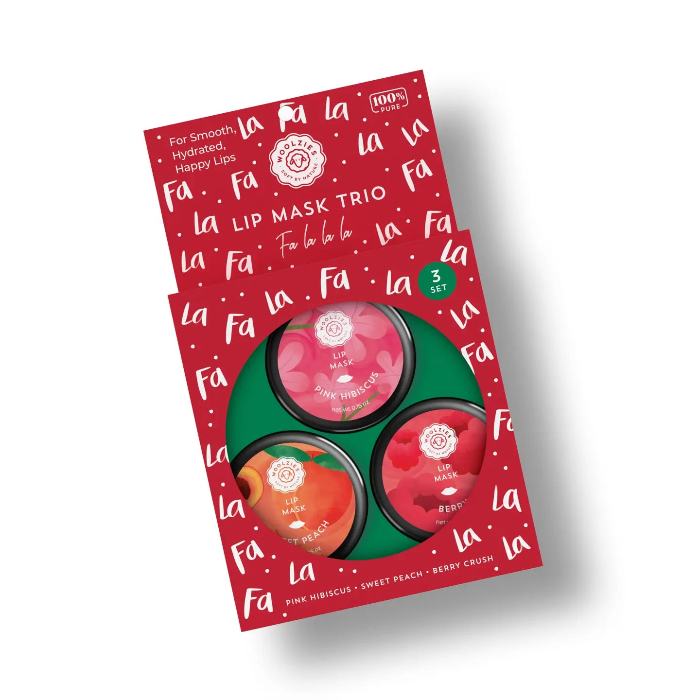 Woolzies - Fa La La La Holiday Trio Lip Mask