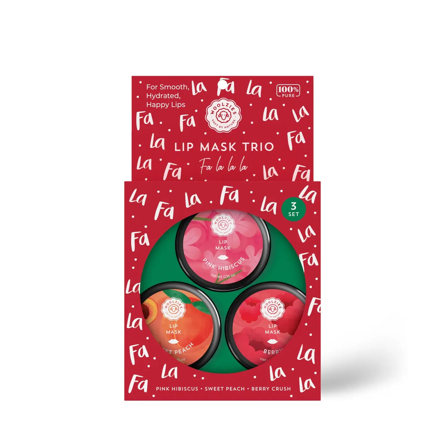 Woolzies - Fa La La La Holiday Trio Lip Mask