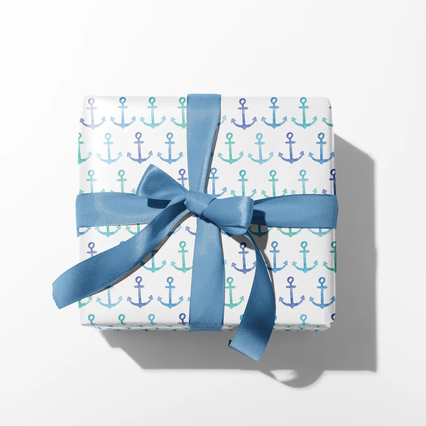 Gert & Co - Blue Anchors Gift Wrap