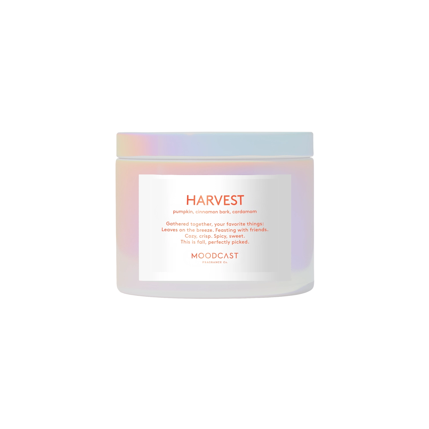Moodcast Fragrance Co. - Seasonal Wax Candle - Pearlescent - Harvest - 3 oz Tin