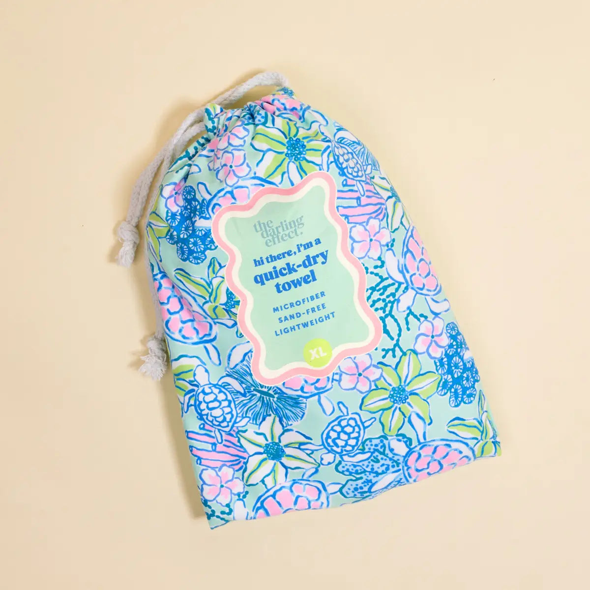 The Darling Effect - Xl Quick-Dry Beach Towel–Coastal Cove