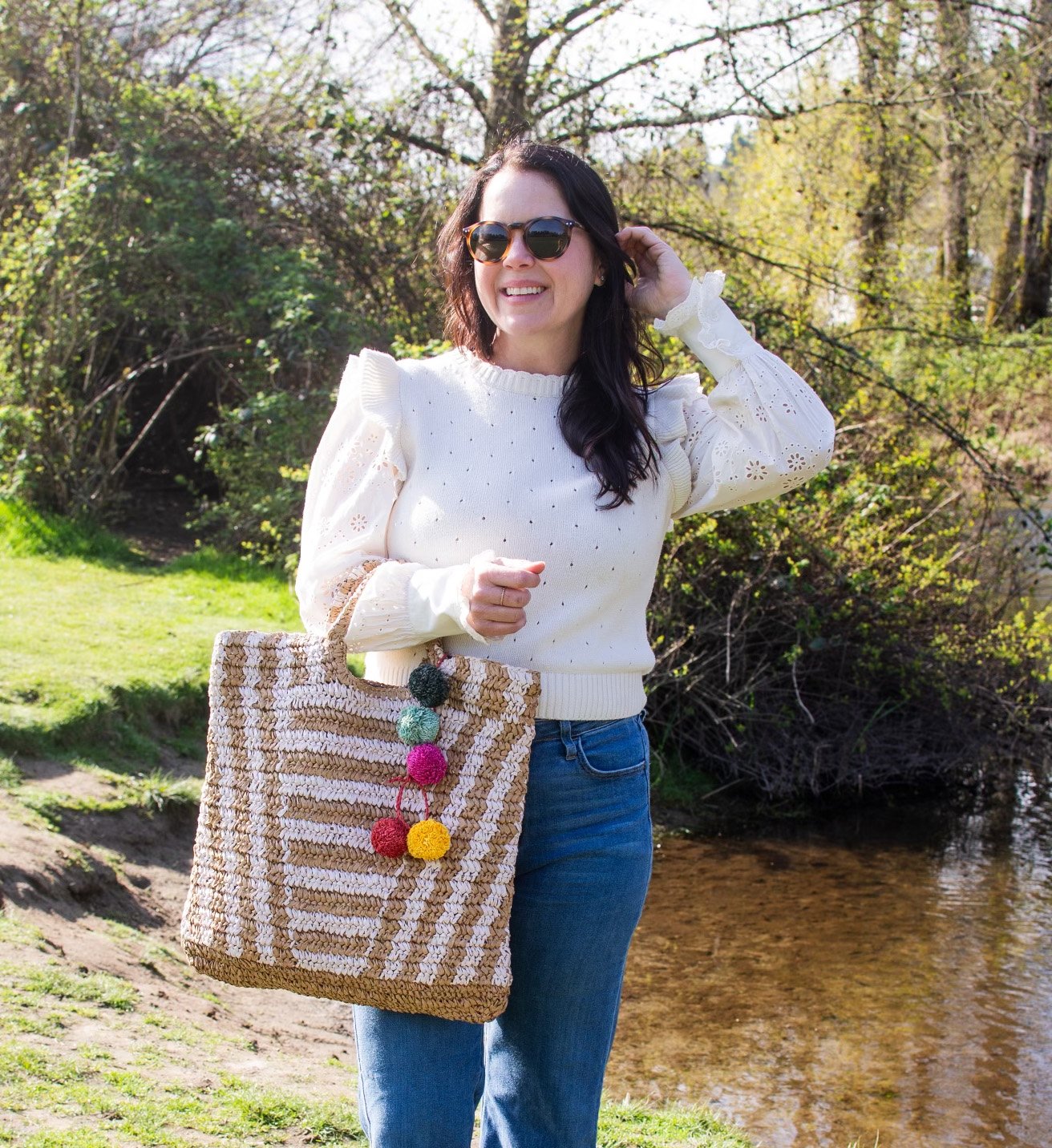 Lu & Elle - Acapulco Raffia Tote