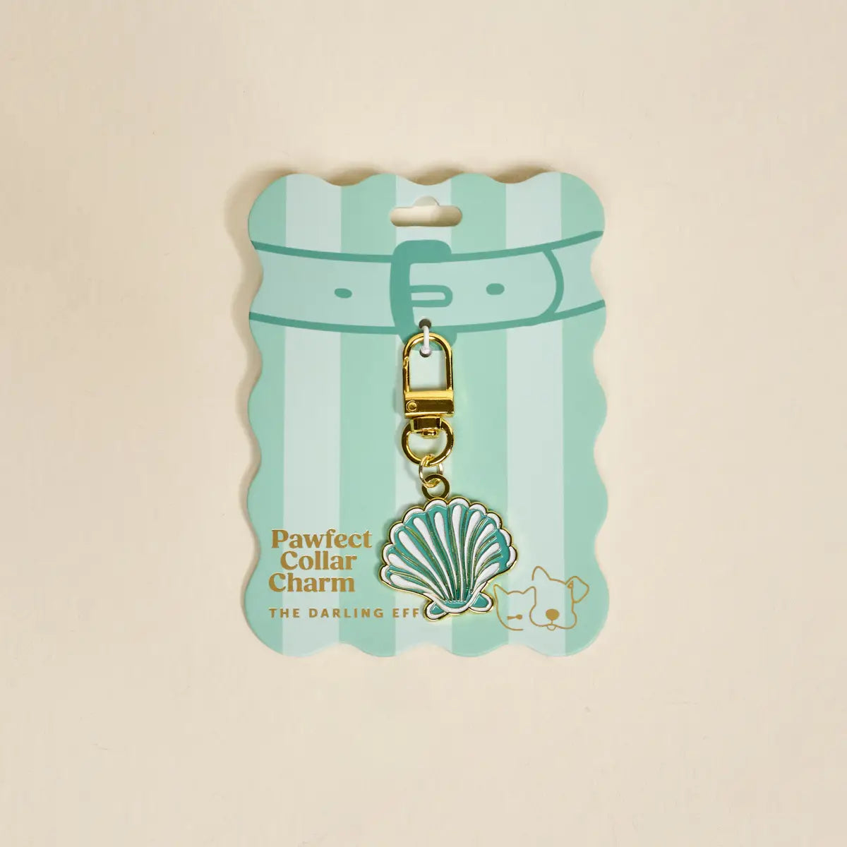 The Darling Effect - Pawfect Collar Charm–Seashell