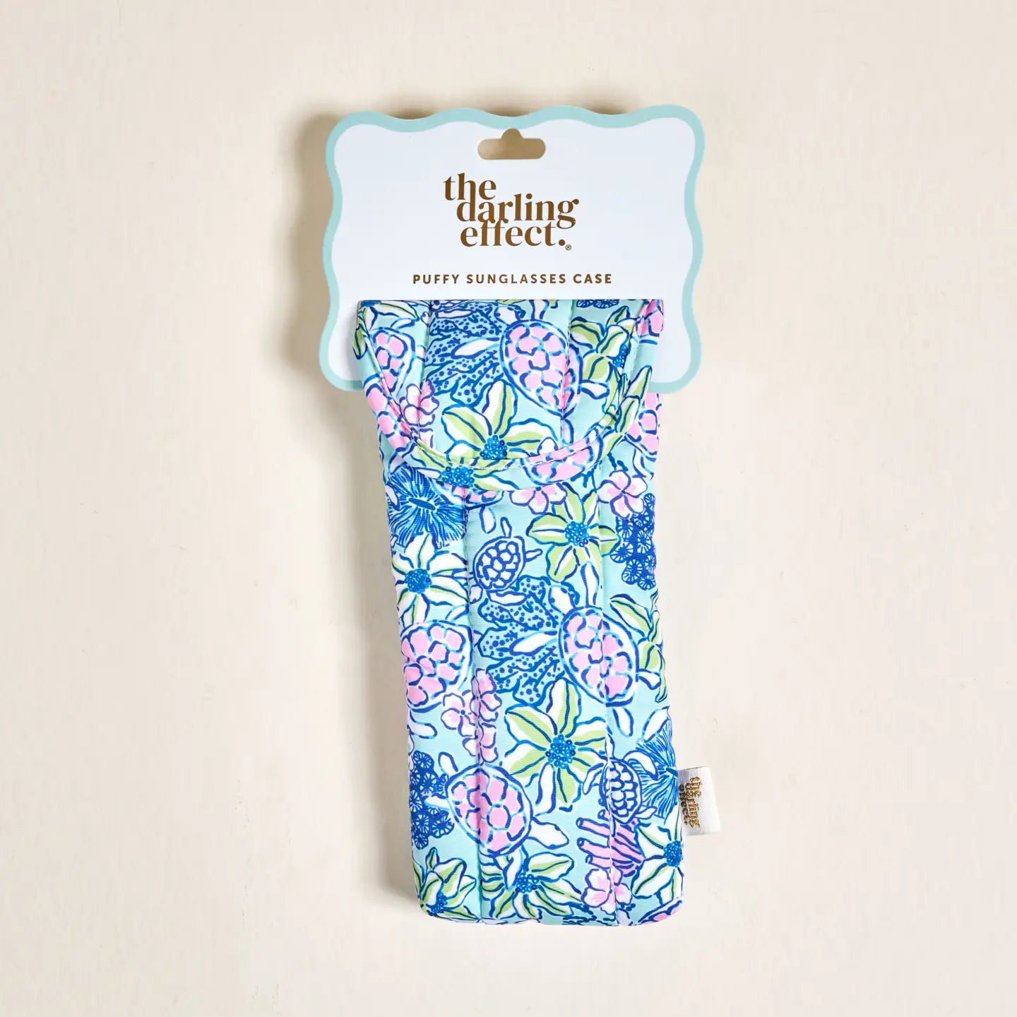 The Darling Effect - Puffy Sunglasses Case–Coastal Cove