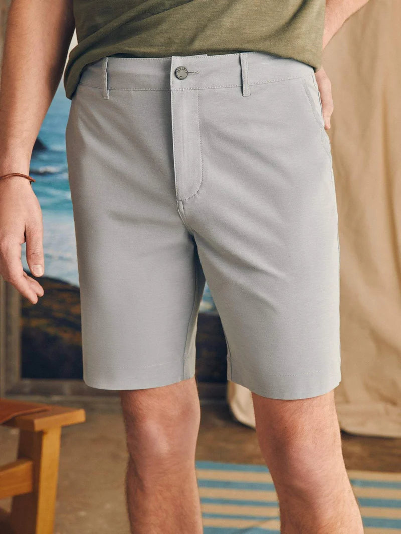 Faherty - Belt Loop All Day Shorts 9" - Ice Grey