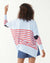 MerSea - Amour Sweater - Tide Blue/Cherry Stripes (Add-On)