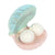Something Different - Iridescent Clam Shell Coastal Salt and Pepper Shakers