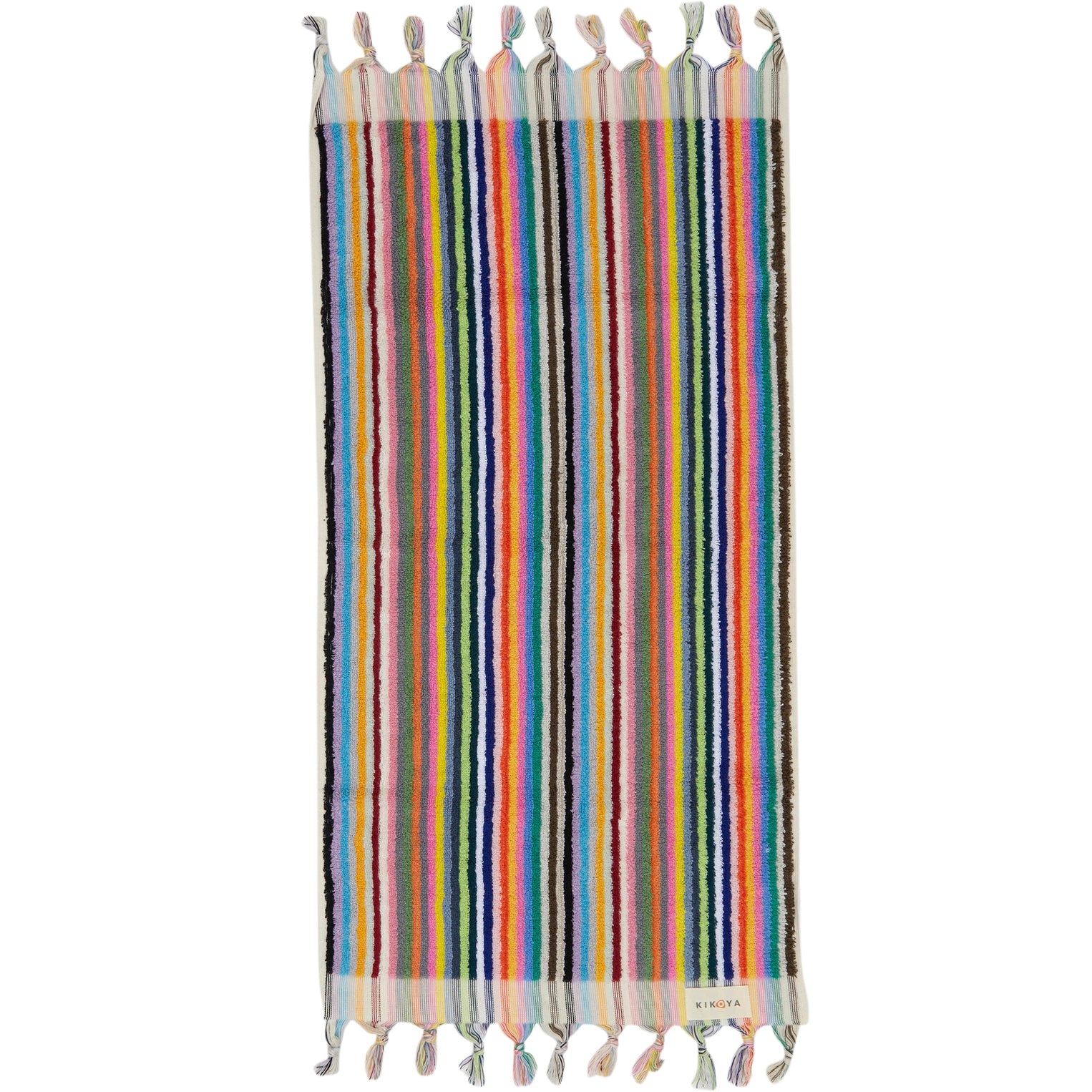 Kikoya - Stripe Bubble Handloomed Turkish Hand Towels - Multi (Add-On)