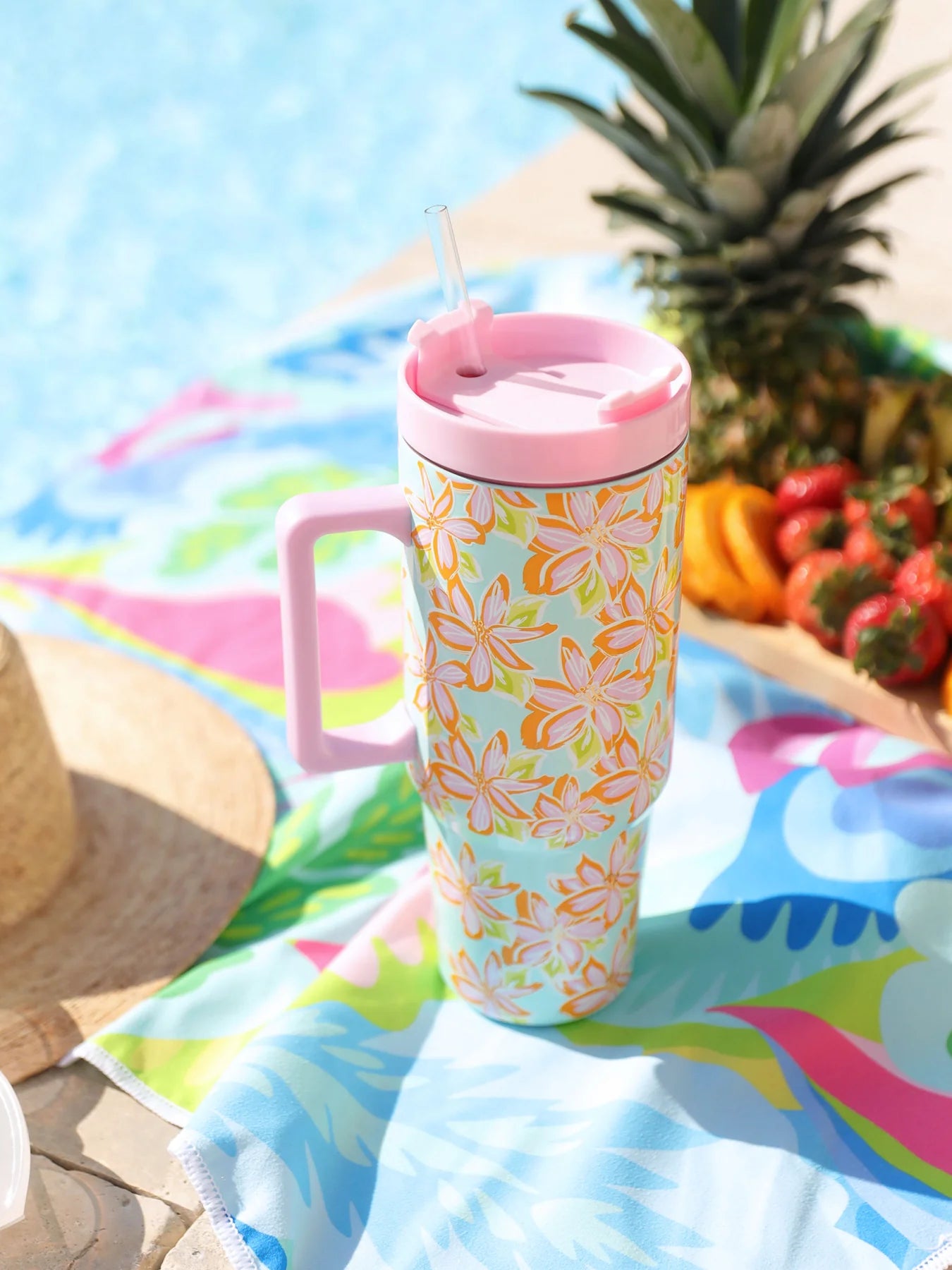 Mary Square - Stainless To-Go 40oz Tumbler - Paradise View (Add-On)