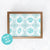 25 Sweetpeas - Ocean Tile Notecard Set - Box Set of 6 (Add-On)