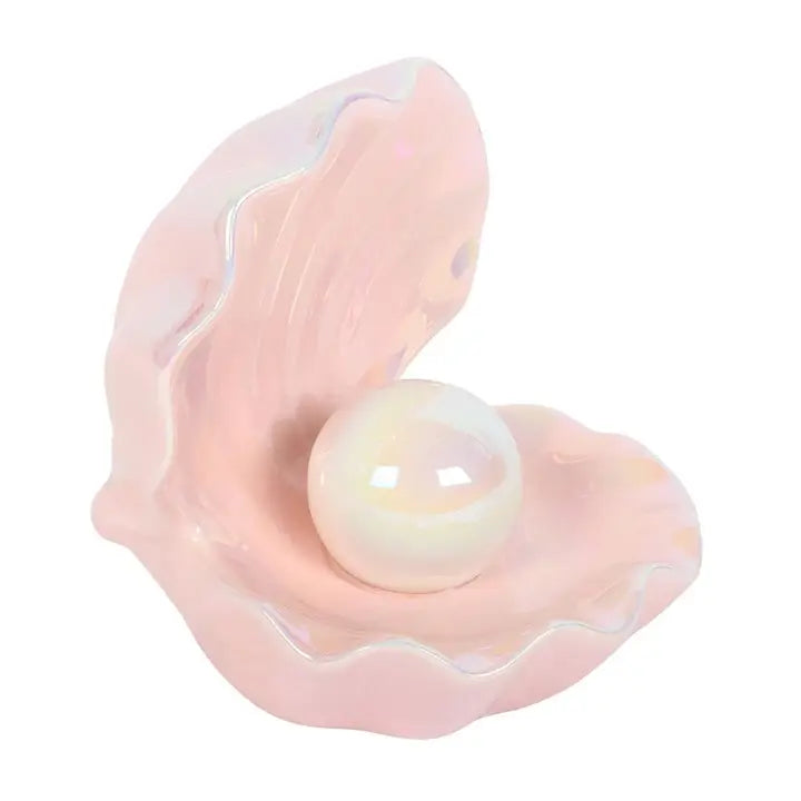 Something Different - Iridescent Clam Shell Coastal Trinket Dish