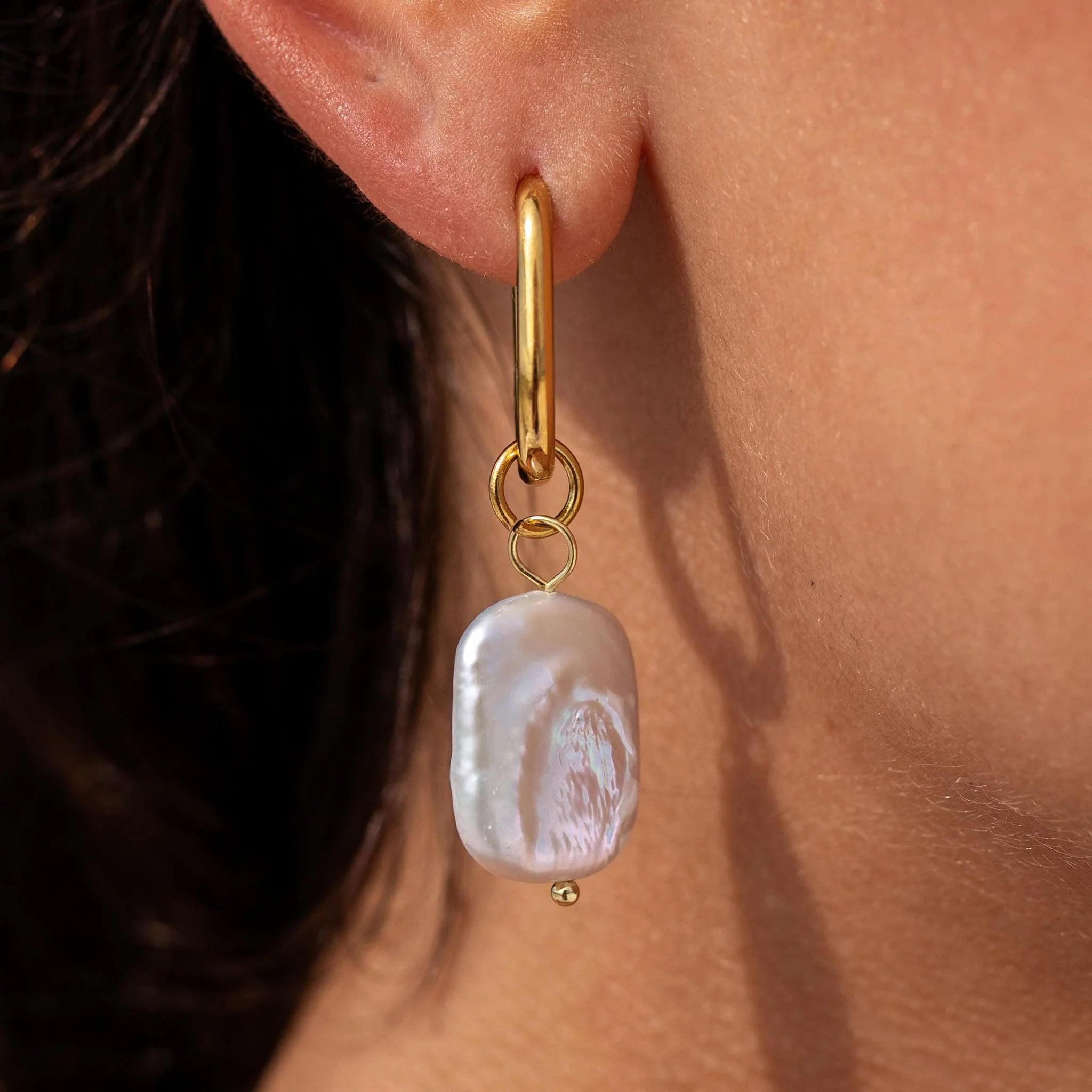 Alco - Lumina Pearl Earrings - Gold (Add-On)