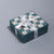 Blue Check Resin Coaster Set of 4
