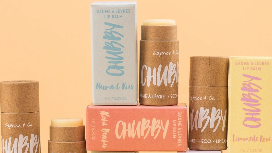 Caprice & Co - Chubby Vegan Lip Balm - Aloha Beaches (Pina Colada & Mango)