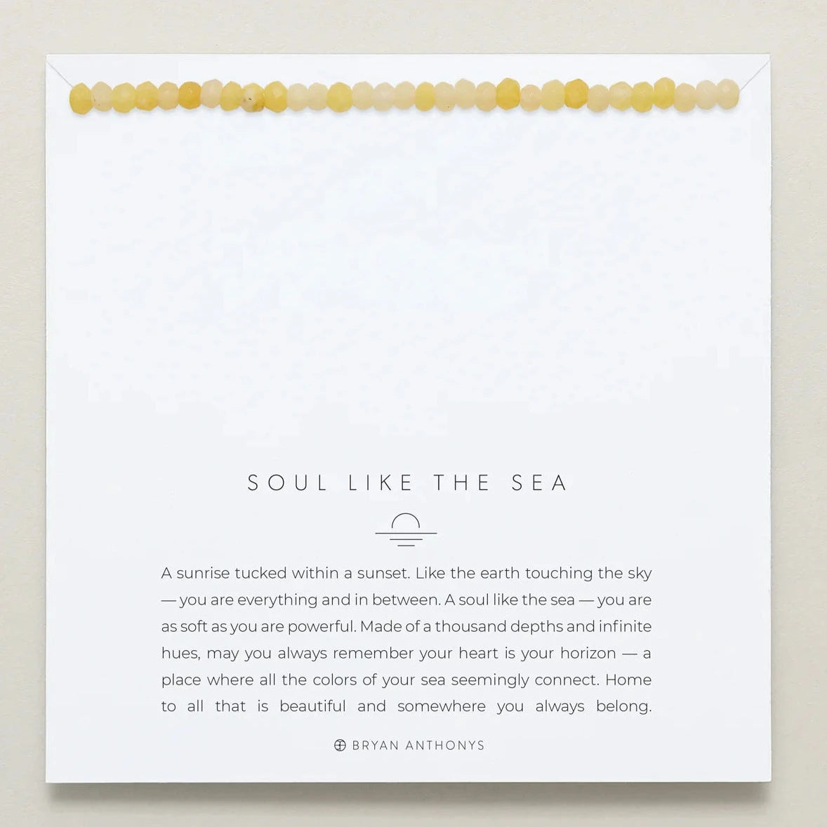 Bryan Anthonys - Soul Like The Sea Bracelet - 14k Gold / Sunshine - (Add-On)