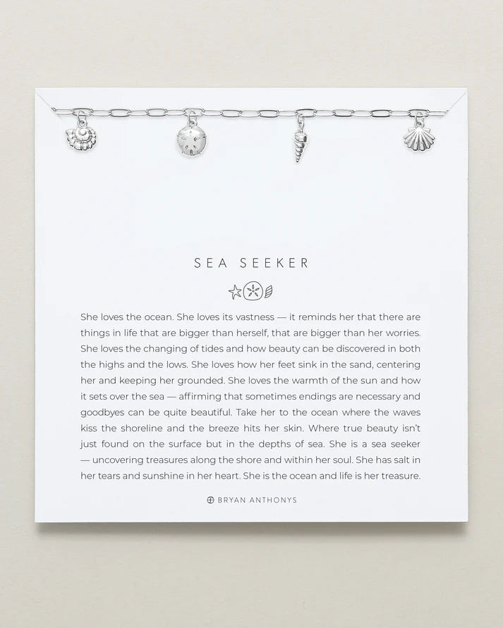Bryan Anthonys - Sea Seeker Charm Bracelet Silver (Add-On)