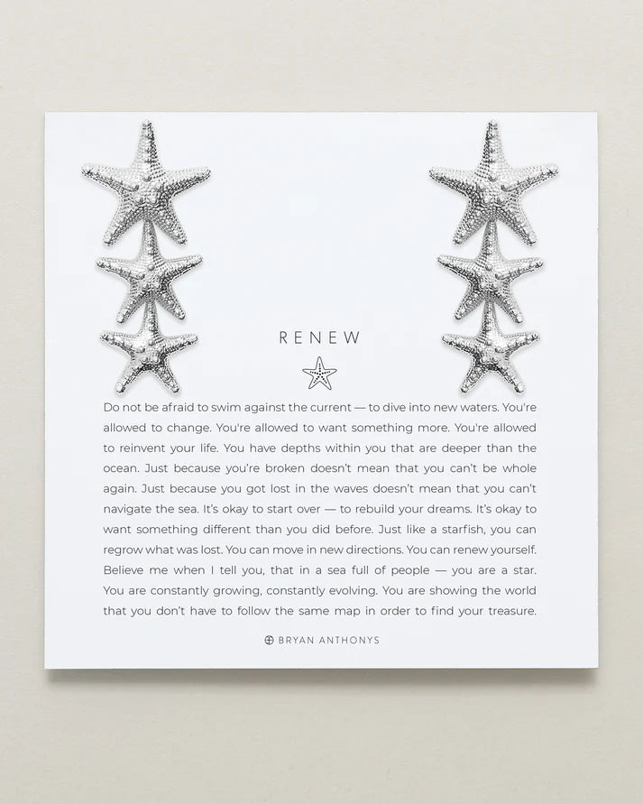 Bryan Anthonys - Renew Statement Earrings Silver (Add-On)