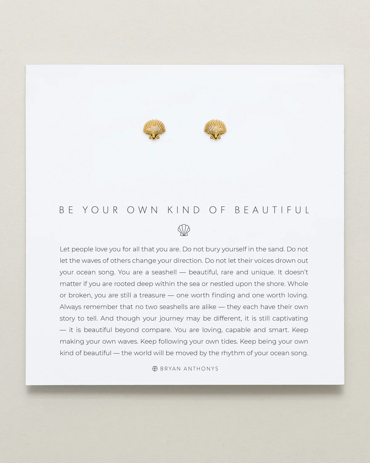 Bryan Anthonys - Be Your Own Kind Of Beautiful Stud Earrings - Gold (Add-On)