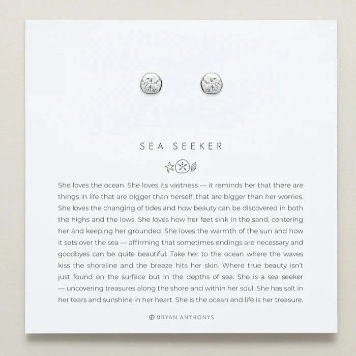 Bryan Anthonys - Sea Seeker Stud Earrings Silver (Add-On)