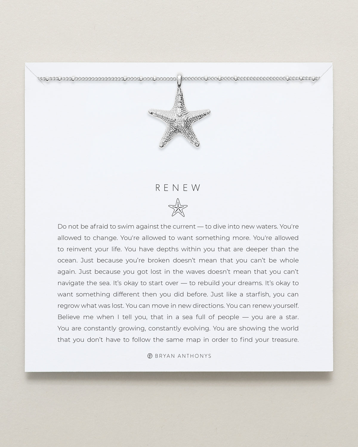 Bryan Anthonys - Renew Pendant Necklace - Silver (Add-On)