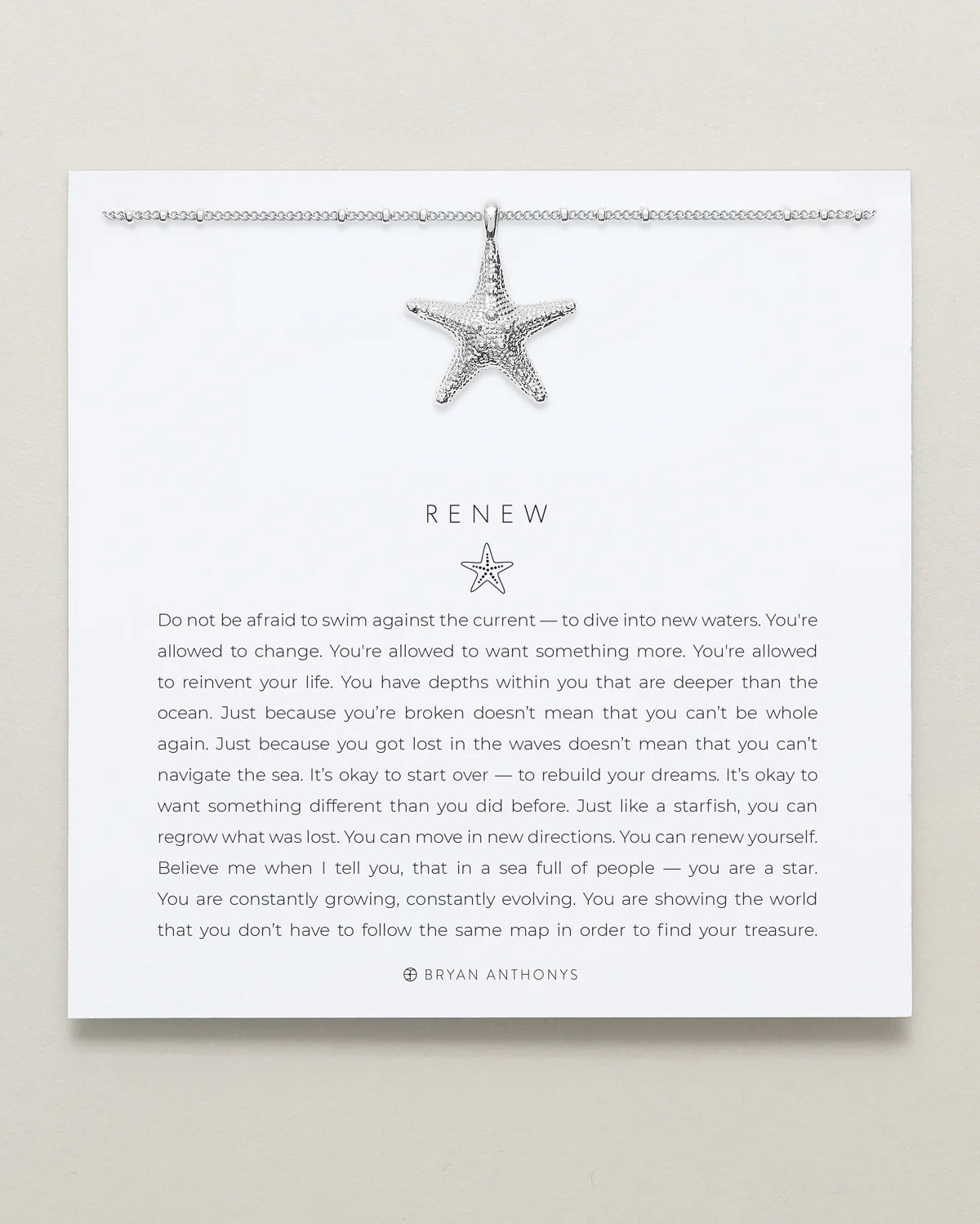 Bryan Anthonys - Renew Pendant Necklace Silver (Add-On)