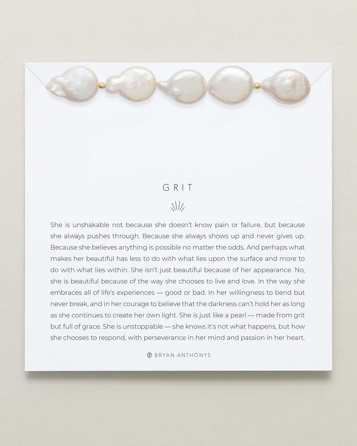 Bryan Anthonys - Grit Baroque Pearl Strand Necklace 14K Gold (Add-On)