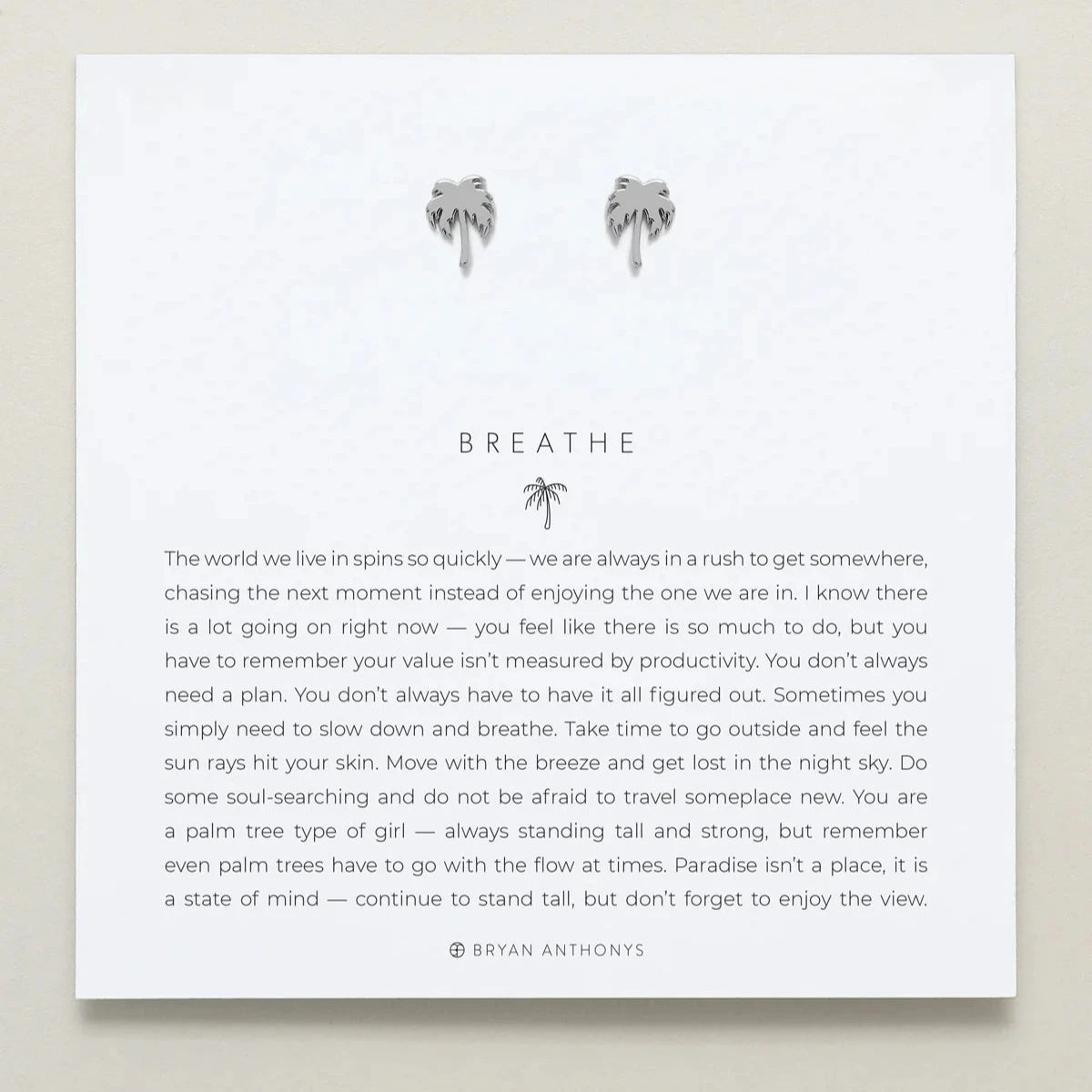 Bryan Anthonys - Breathe Earrings - Silver (Add-On)