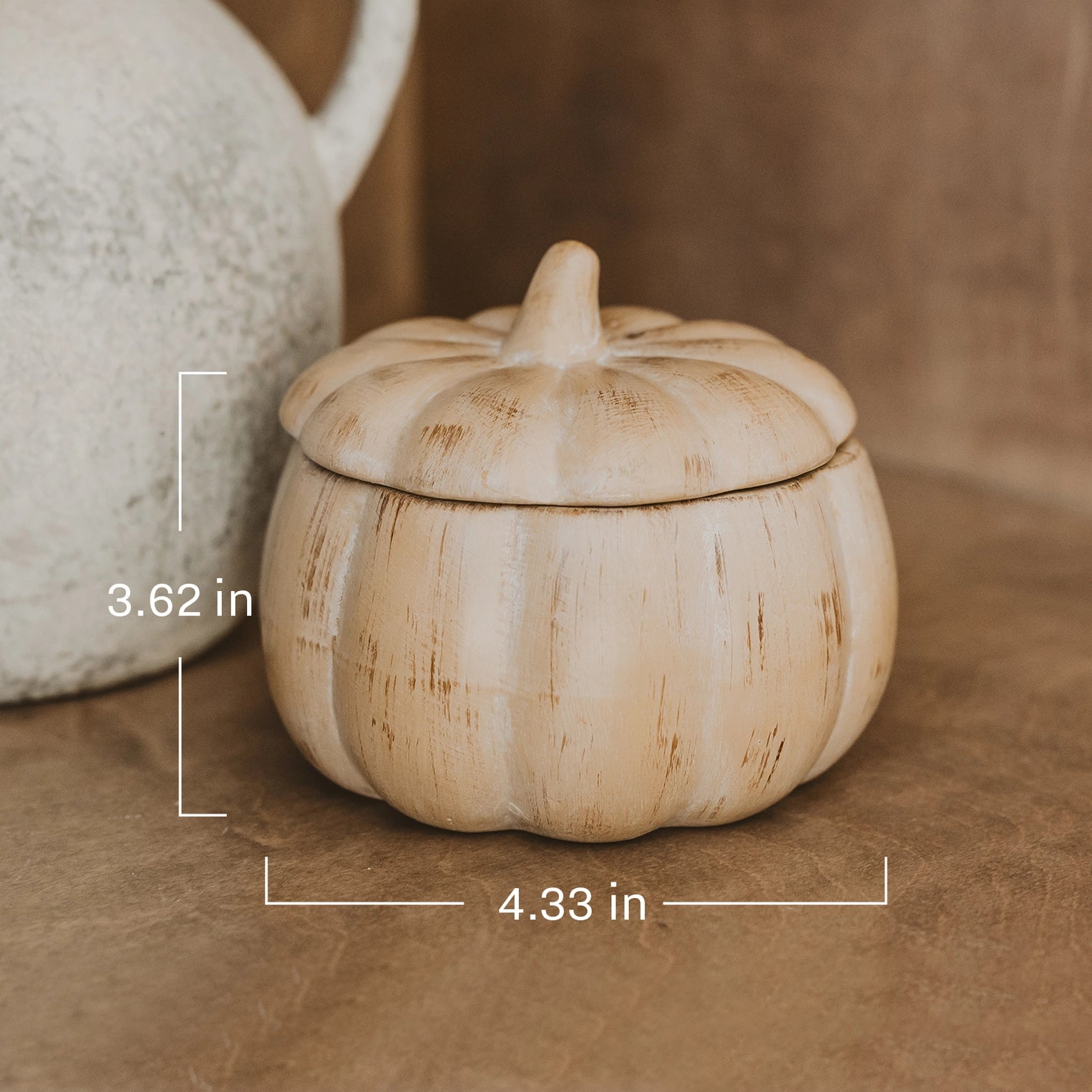 Sweet Water Decor -  Pumpkin Spice Soy Candle - 8 oz Pumpkin Jar