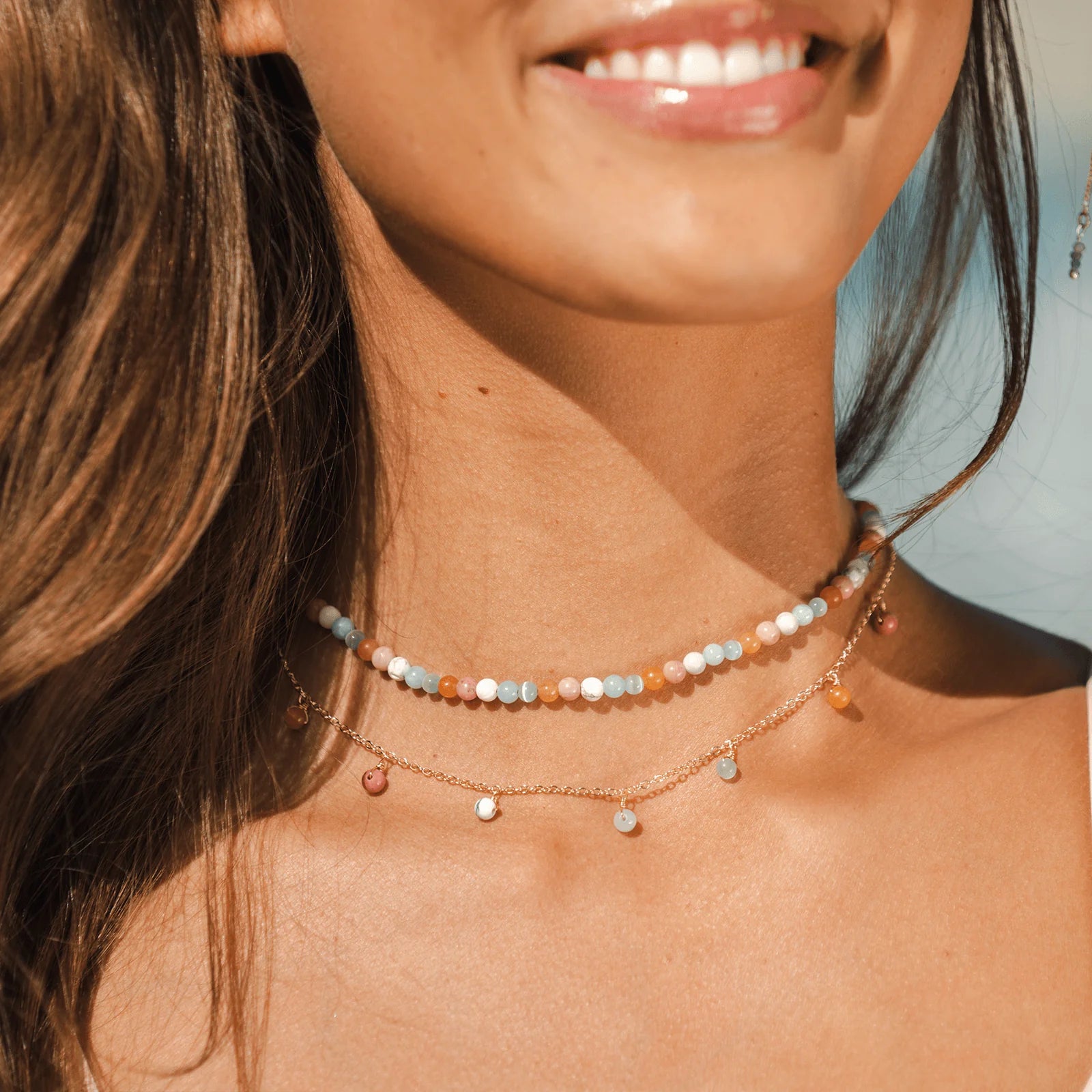 Lotus & Luna - Balance + Inner Peace Dewdrop Necklace (Add-On)