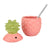 Slant Collections - Ceramic Drink Cups - Pineapple Pink