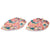 Set of 2 9" Palm Plates - Wild Tropics