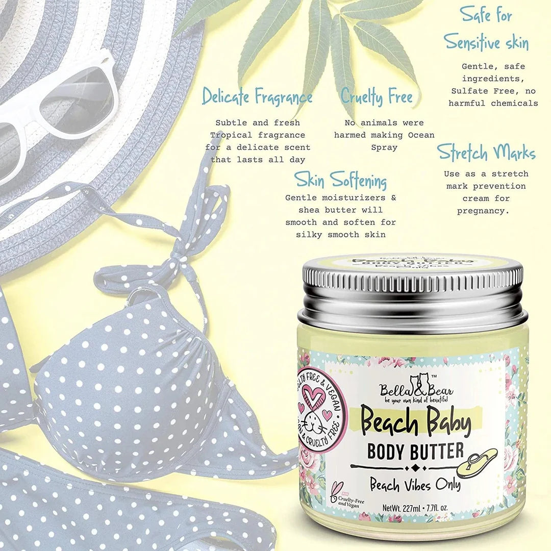 Bella & Bear -  Beach Baby Body Butter 6.7oz (Add-On)