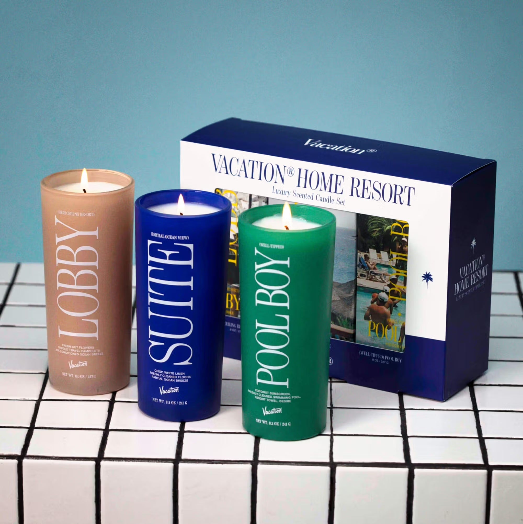 Vacation - Home Resort Three Candle Set (Add-On)