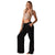 Lotus and Luna - Black Cotton Cabana Pants (Add-On)