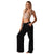 Lotus & Luna - Black Cotton Cabana Pants (Add-On)