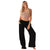 Lotus & Luna - Black Cotton Cabana Pants (Add-On)