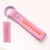 Daydream Prints - Sunshine Embroided Keyring | 5" Fabric Keychain | Pink