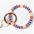 Ink + Alloy - Chloe Varigated Stripe Key Ring Coastal