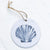 Cottage Shore - Blue Shell Ornament