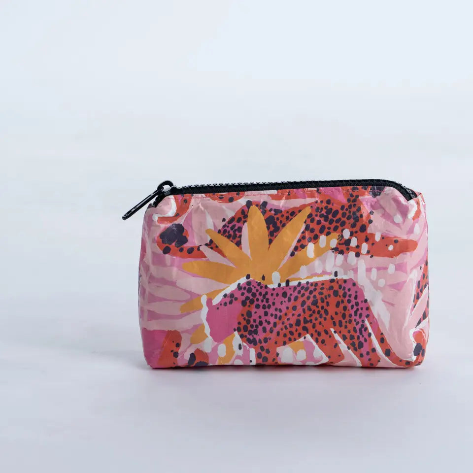 Wai Beachwear - Mini Beach Pouch - Wild Chita Pink - Water Resistant (Add-On)