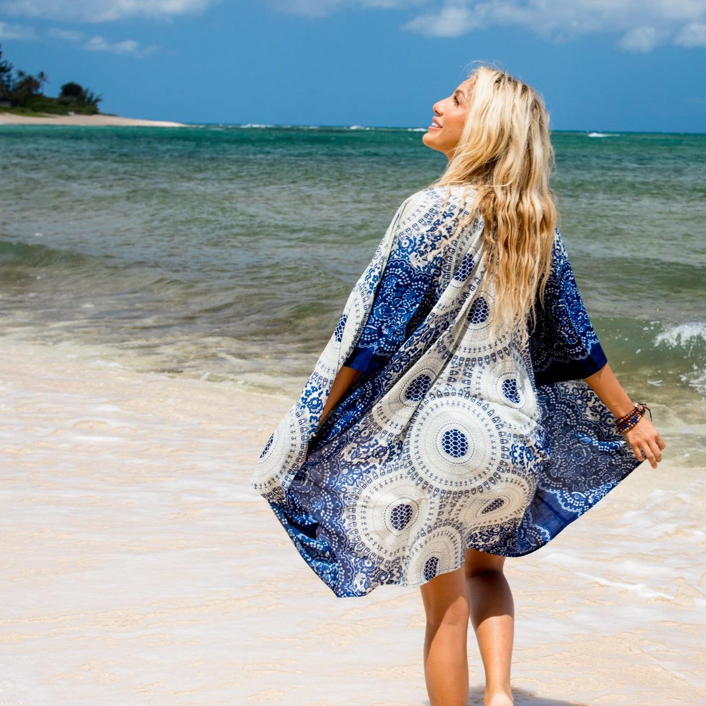 Lotus & Luna - Cape Cod Mandala Kimono Cover Up (Add-On)